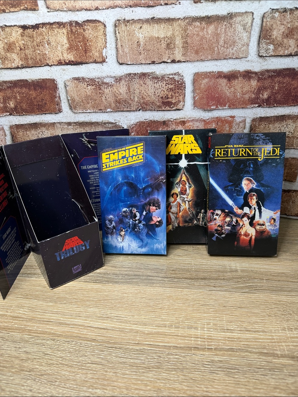 Star Wars Trilogy Complete Box 3 Tape Set VHS 1992 George Lucas